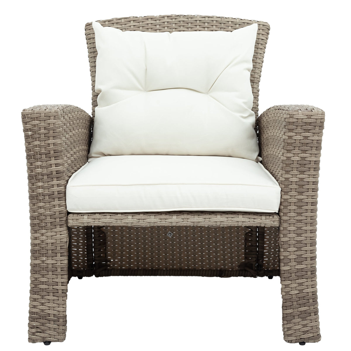 Set Of 4 Piece All Weather Wicker Patio Furniture
