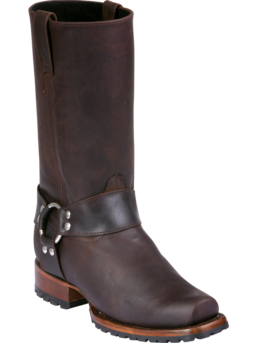 Men's El General Biker Boot - Crazy Dark Brown 40673