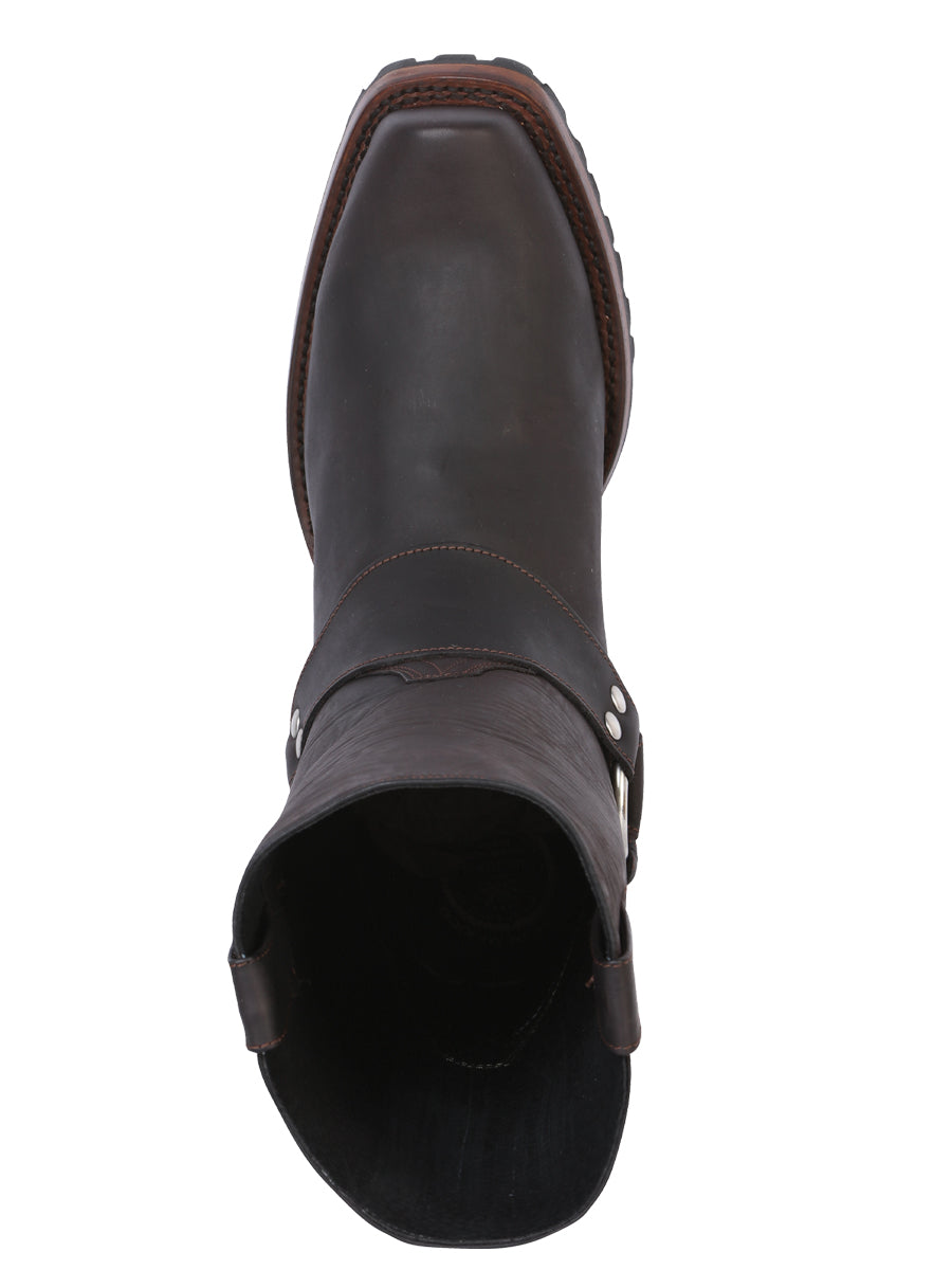 Men's El General Biker Boot - Crazy Dark Brown 40673