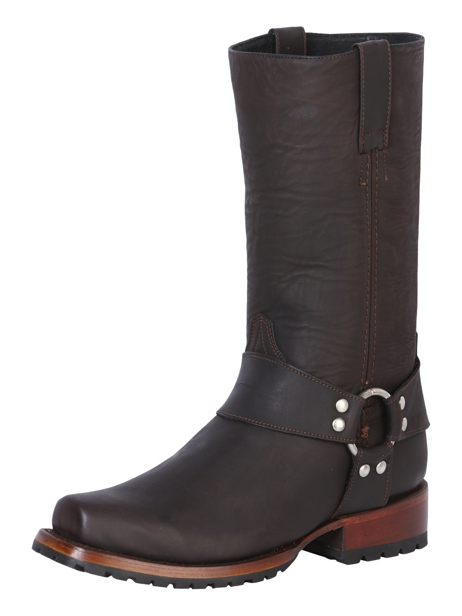 Men's El General Biker Boot - Crazy Dark Brown 40673