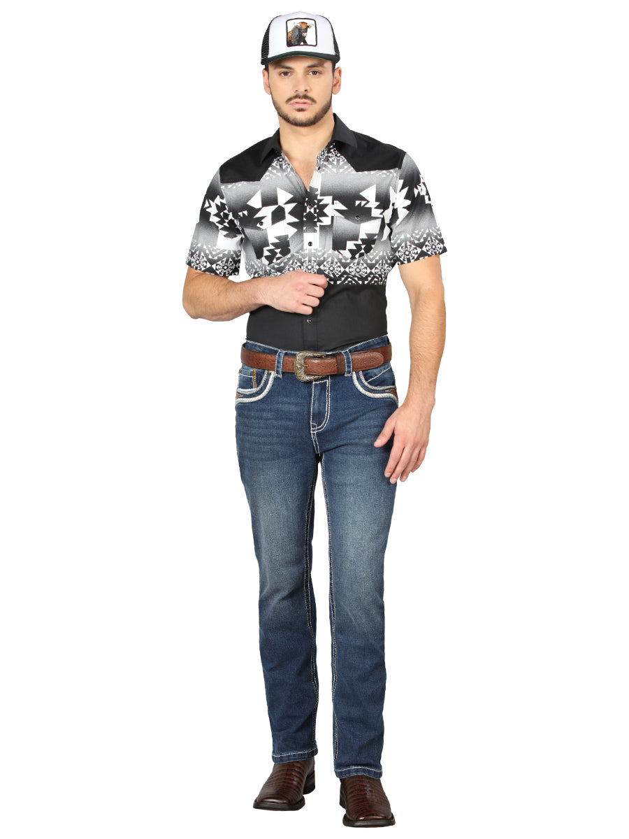 Men's Centenario Bootcut Denim Jeans - Medium Blue 44973