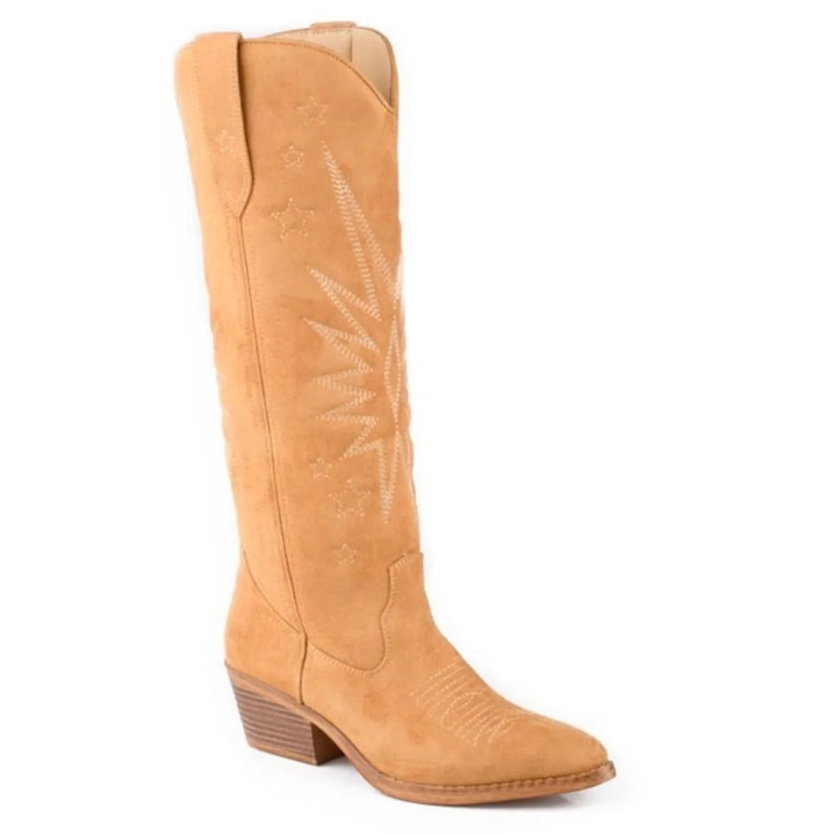Roper Starburst (Tan) - Women's Cowgirl Boot
