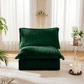 Armless Sofa - Green