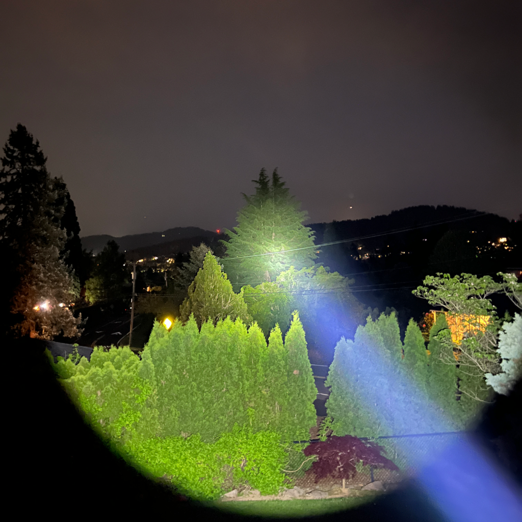 18650 LED Rifle Mounted Light - 6x Anodized Colors