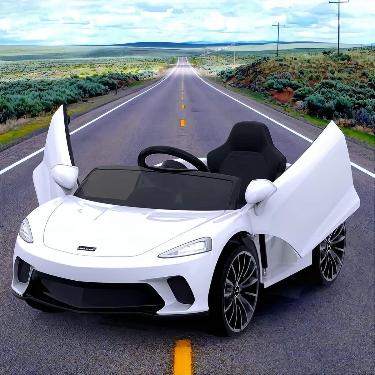 Licensed Lamborghini McLaren 12V Electric Ride-On Car for Kids with Remote Control