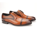 Men's Brogue Carved Business Oxford Leather Dress Shoes