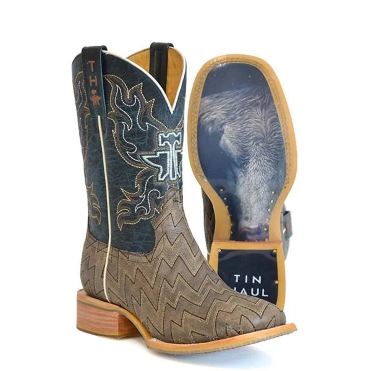 Tin Haul Lightning Strikes  - Men's Leather Cowboy Boot