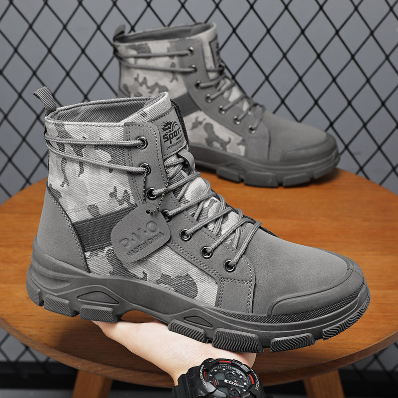 Men's British-Style Mid-Cut Hiking Boots
