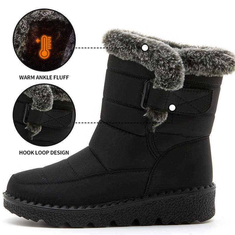 Anti-Slip Warm Women's Faux Fur Long Plush Ankle Women Boot