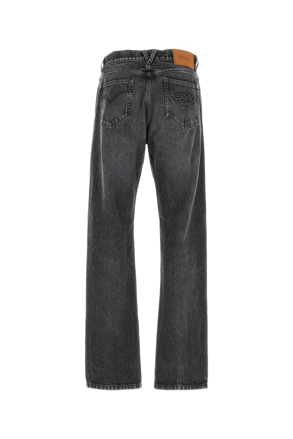 Versace Men Slate Denim Jeans