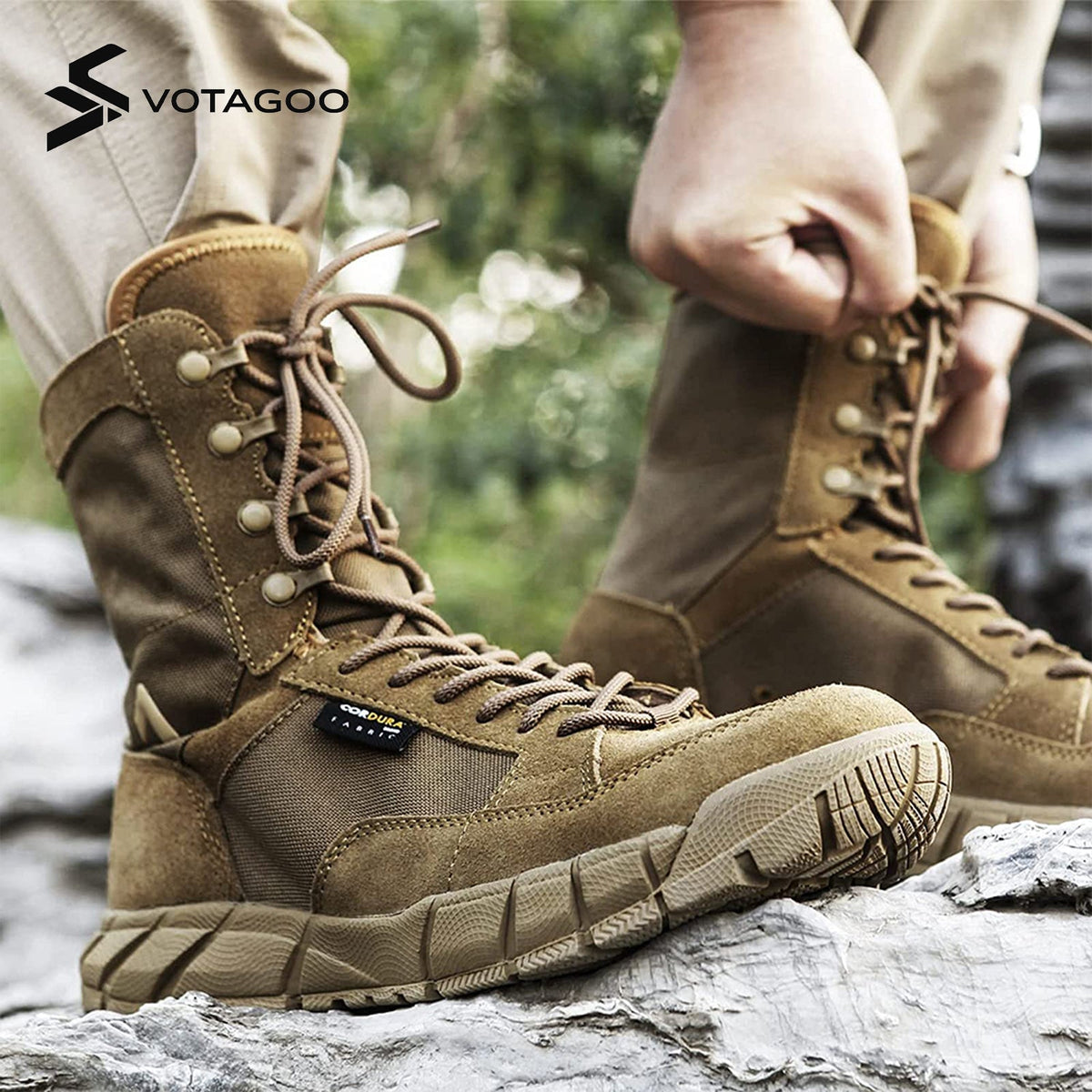 VOTAGOO® Men's 8 inch Tactical Boots