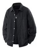 Men's Plus Size Lightweight Button-Down Shirt