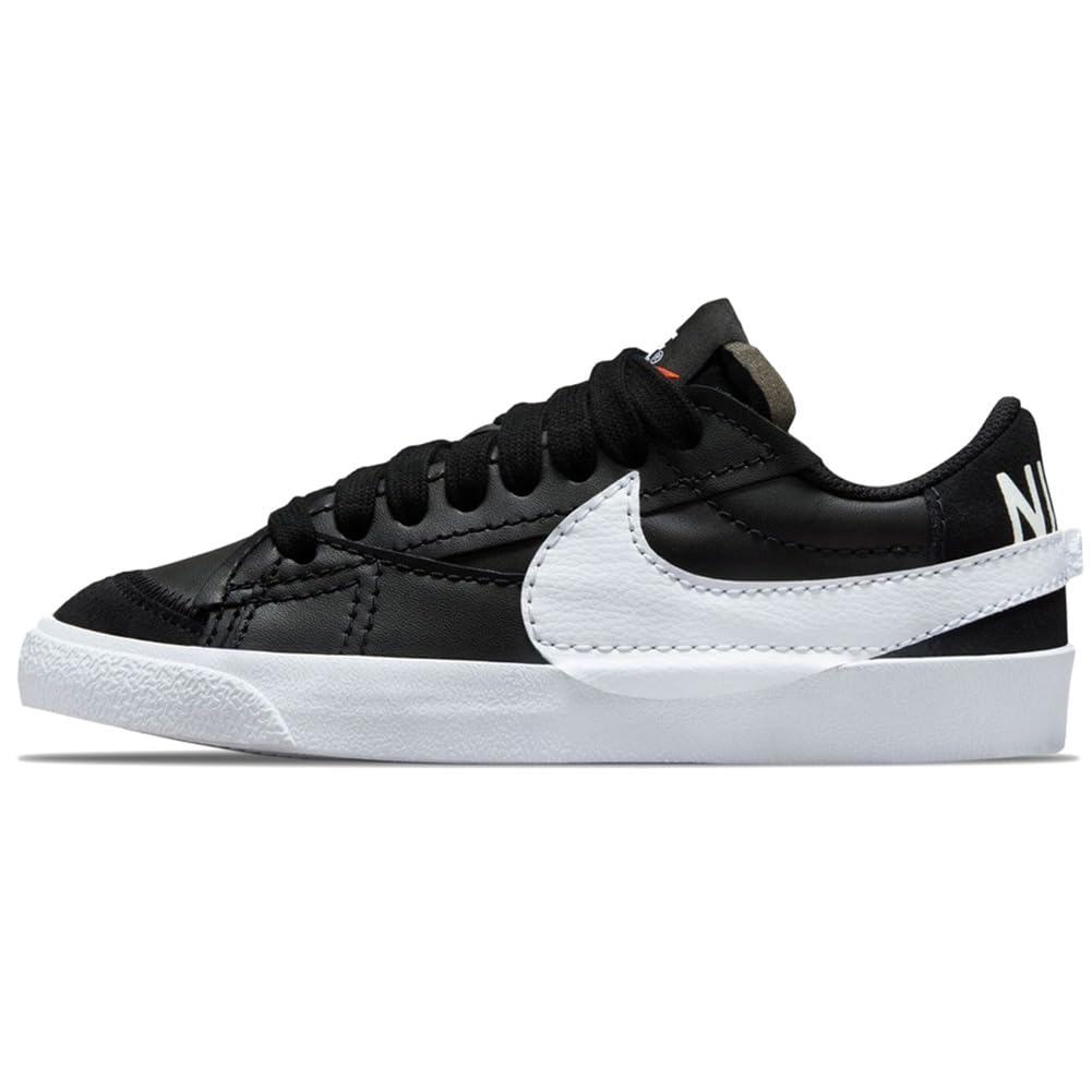 Nike Blazer Low 77 Jumbo Womens Shoes (DQ1470-002 Black/Black/Team Orange/White) Size 5