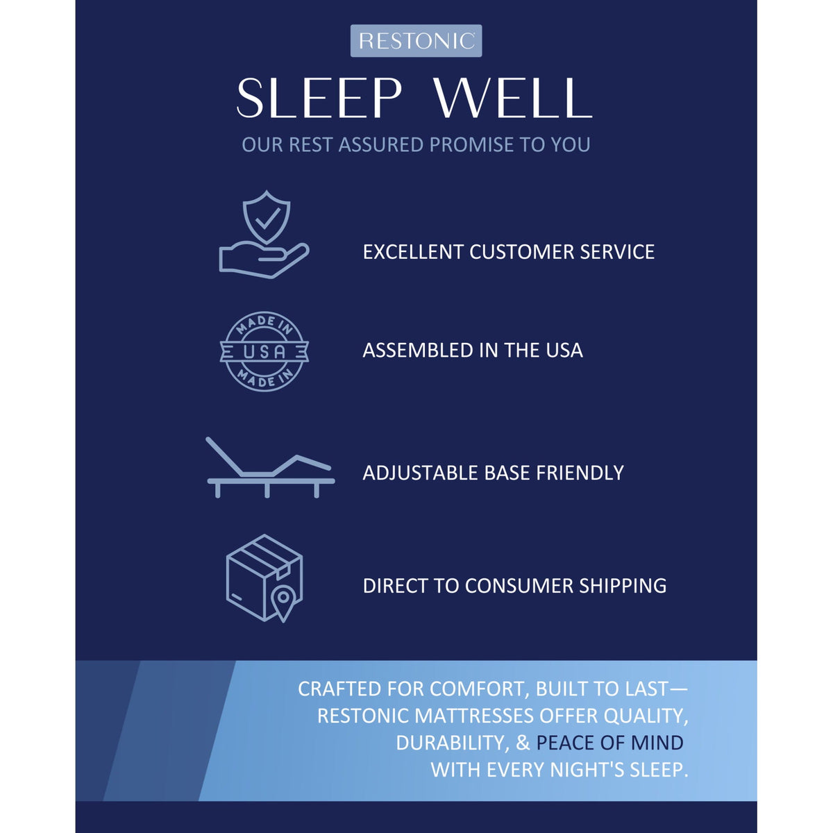 11" Hybrid Mattress with Cooling Foam and 360° Edge Support - Dark Gray