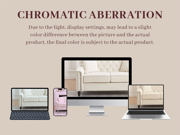 82' Velvet Chesterfield Sofa for Living Room and Apartment, Button Tufting on Backrest and Armrests, Arm Nailhead Trim,Modern Upholstered Couch with Premium Solid Wood Legs, Sofa for Bedroom
