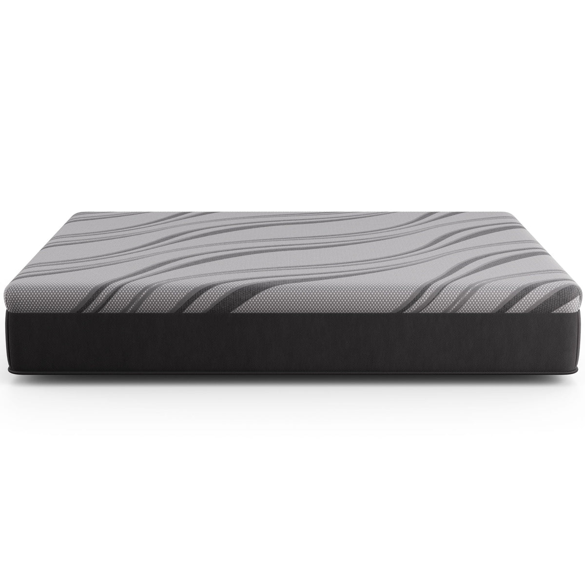12" Pro Gel Hybrid Medium Mattress with Cooling Gel Memory Foam - Dark Gray