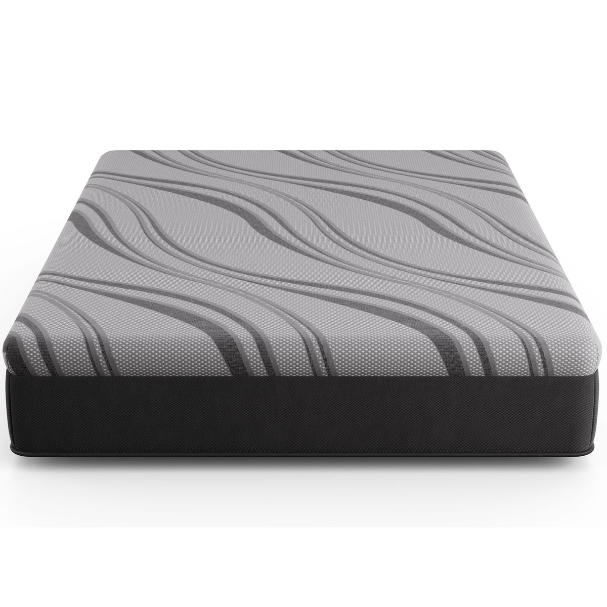 12" Pro Gel Hybrid Medium Mattress with Cooling Gel Memory Foam - Dark Gray