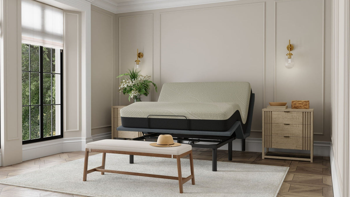 Gel Comfort 8" Firm Hybrid Mattress with Cooling Gel Layers - Gray