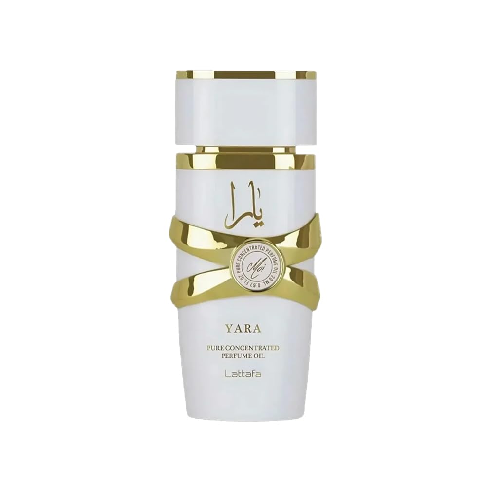 Lattafa Yara – Floral, Gourmand, Fruity, Musky – Pure Concentrated Perfume Oil Long-Lasting Fragrance for Women, 0.67 Ounce / 20 ml