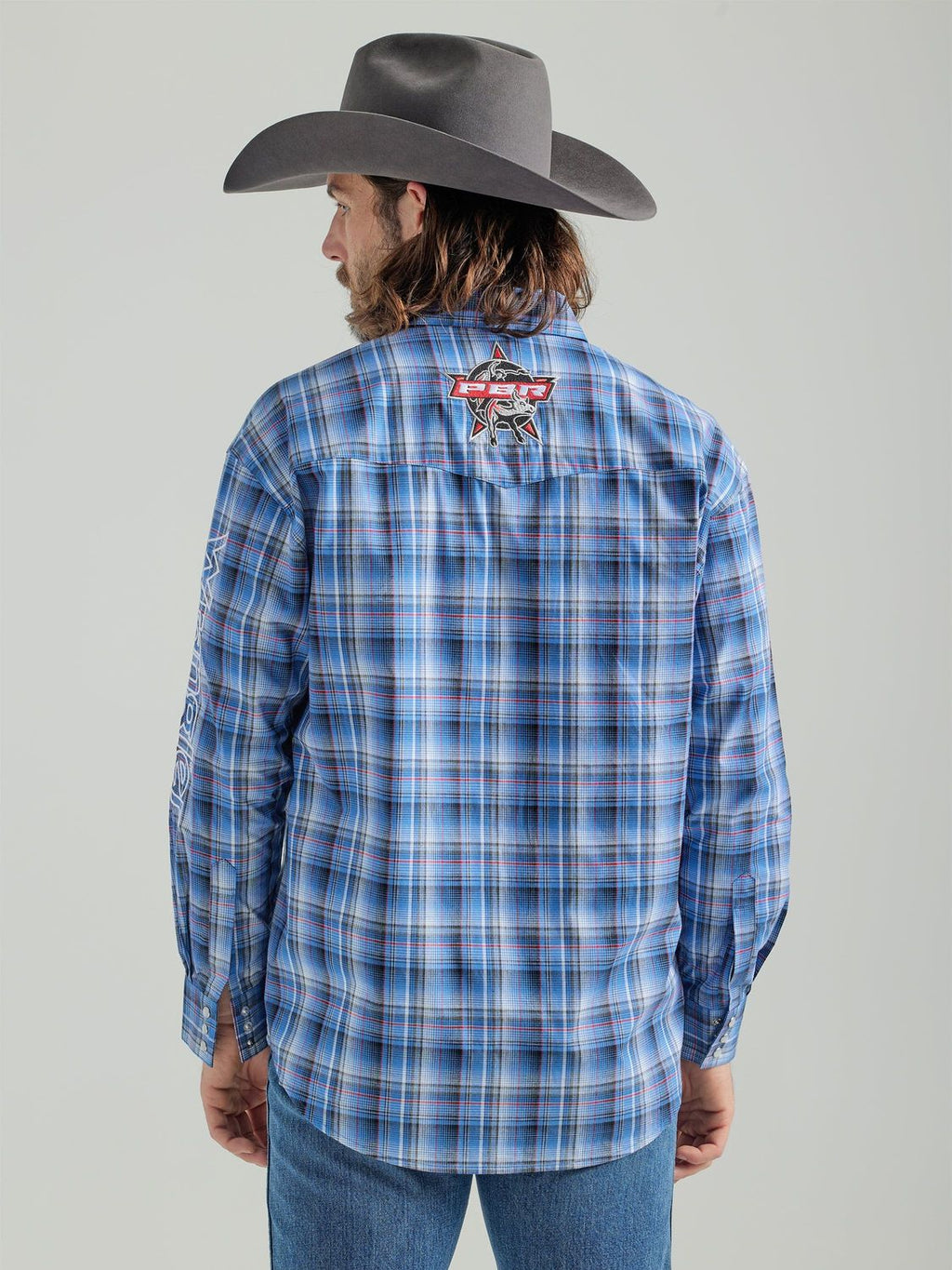 Wrangler - Men's PBR Long Sleeve Logo Shirt - 112324696
