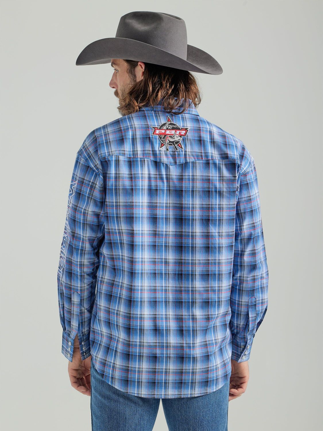 Wrangler - Men's PBR Long Sleeve Logo Shirt - 112324696