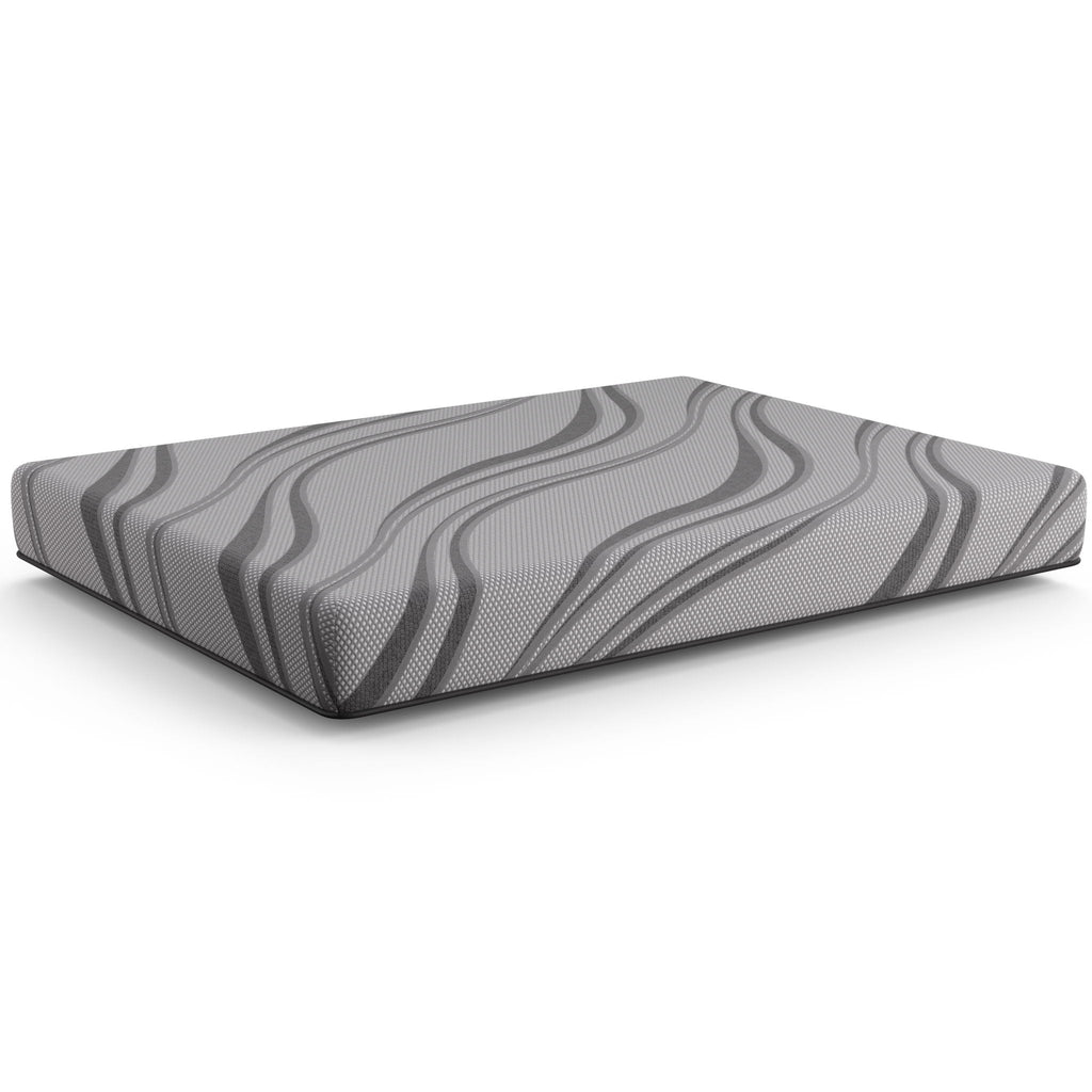 8" Pro Gel Foam Firm Hybrid Mattress with Cooling Gel - Dark Gray