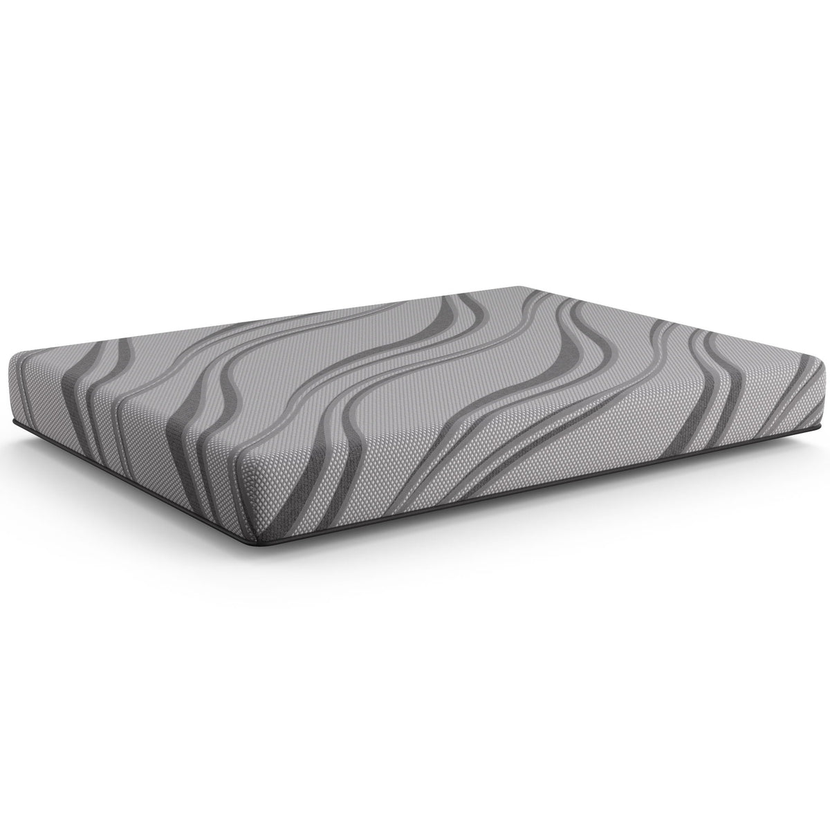 8" Pro Gel Foam Firm Hybrid Mattress with Cooling Gel - Dark Gray