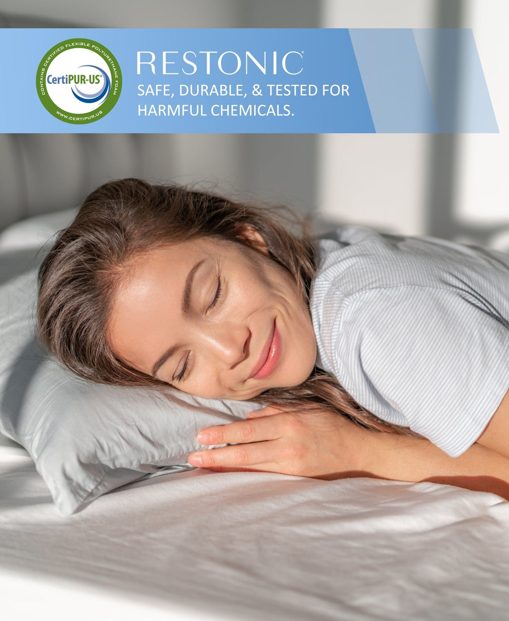 Firm Full Mattress Hybrid with Dual Cooling - Restonic ComfortCare
