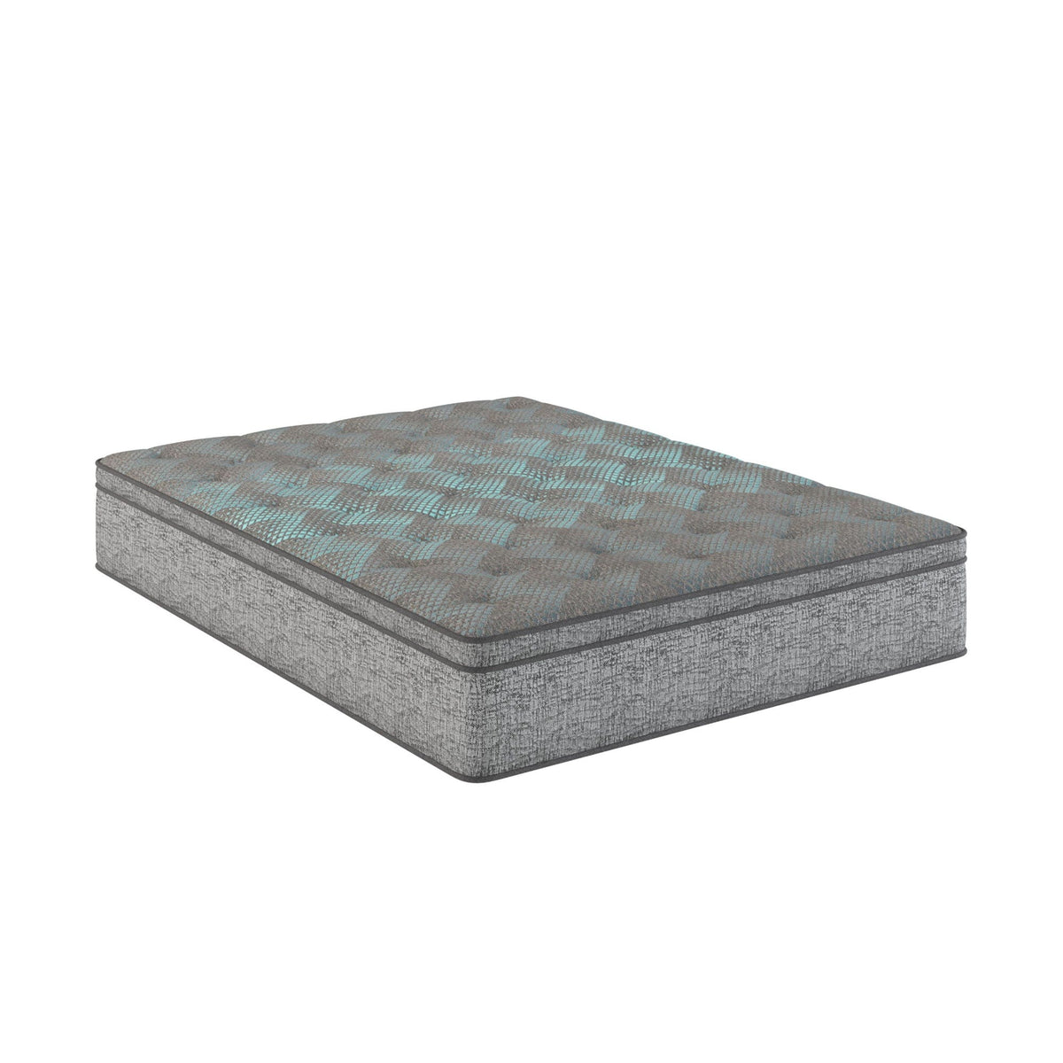 14" Euro Top Hybrid Mattress with Plush Comfort - Dark Gray