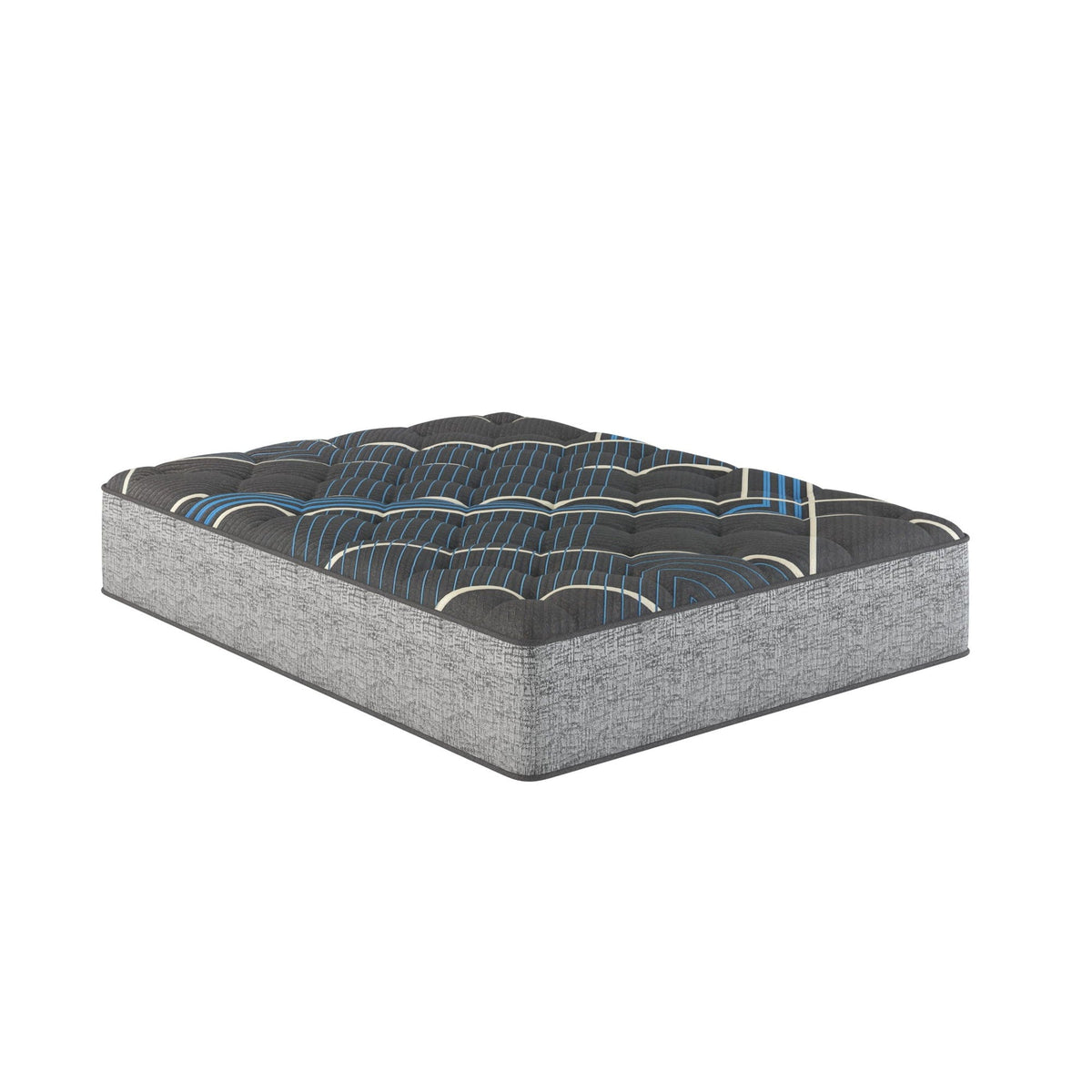 14" Hybrid Mattress with Individual Pocketed Coil - Medium Comfort, Dark Gray