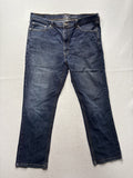 Signature Levi Strauss Mens 34x30 Athletic Fit Straight Leg Blue Stretch Jeans