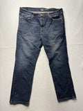 Signature Levi Strauss Gold Jeans Mens 38x30 Blue Medium Athletic Straight Denim