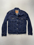 Levi's Jacket Mens Small Blue Denim Button Front Trucker Jean Unlined Casual