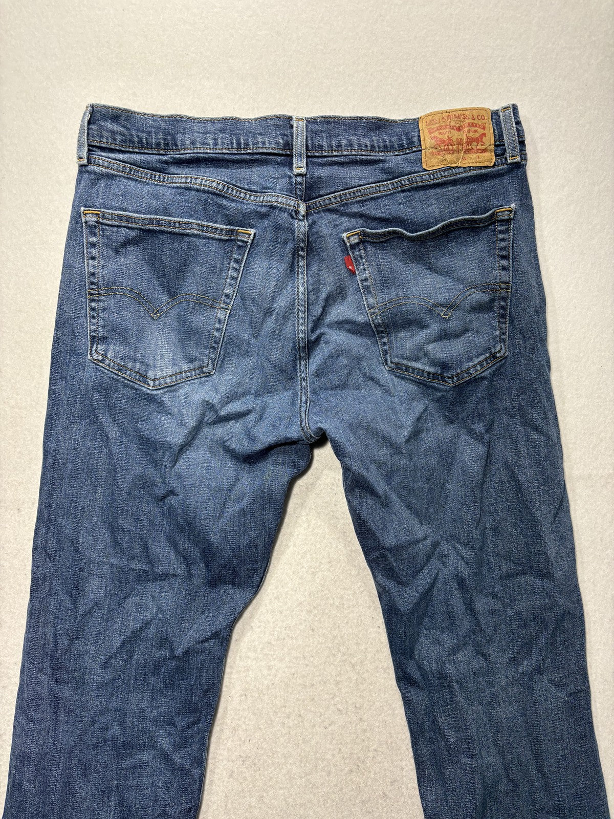 Levi's 501 Jeans Mens 29x29 Blue Medium Wash Button Fly Regular Straight Denim