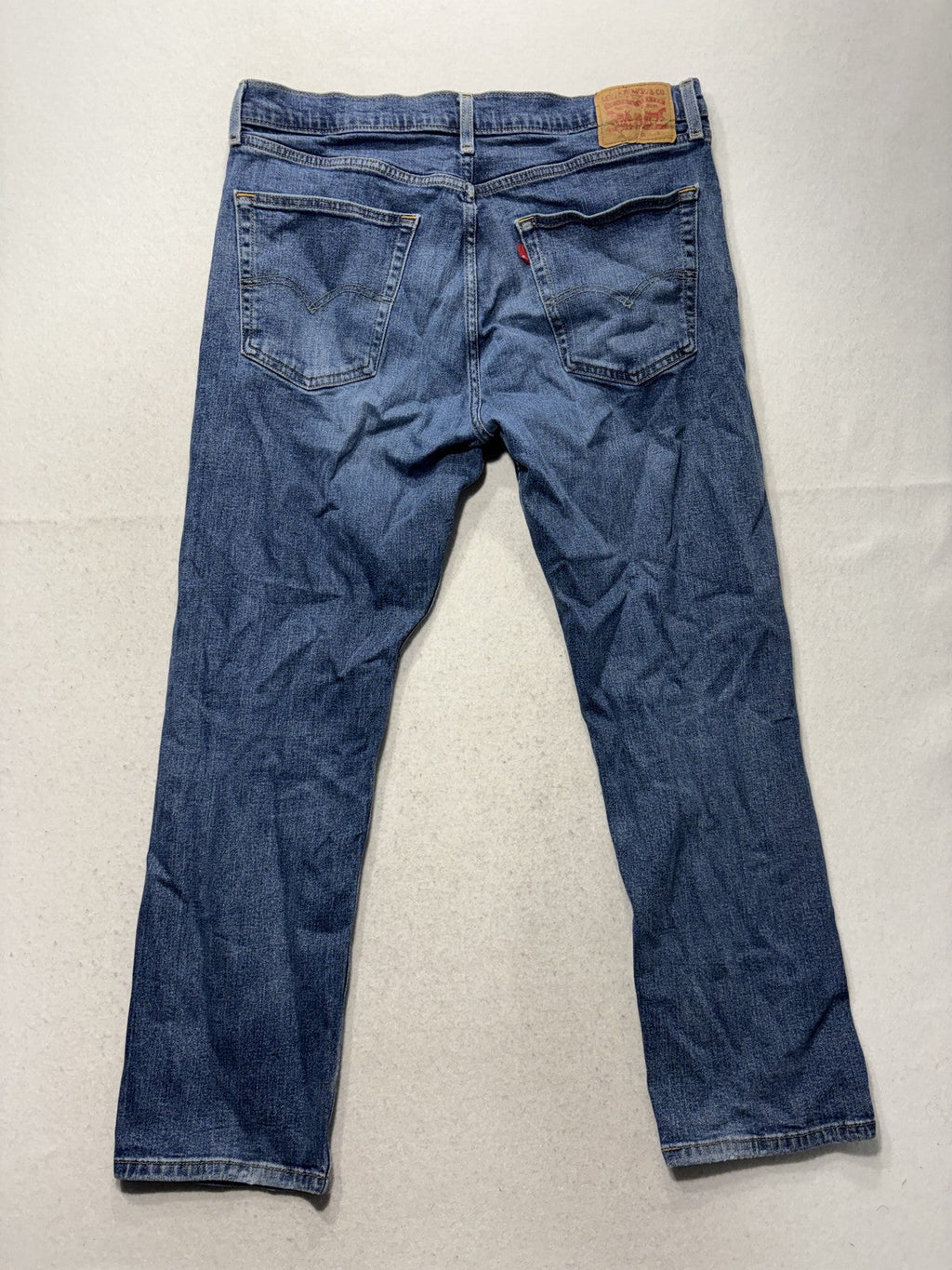 Levi's 501 Jeans Mens 29x29 Blue Medium Wash Button Fly Regular Straight Denim