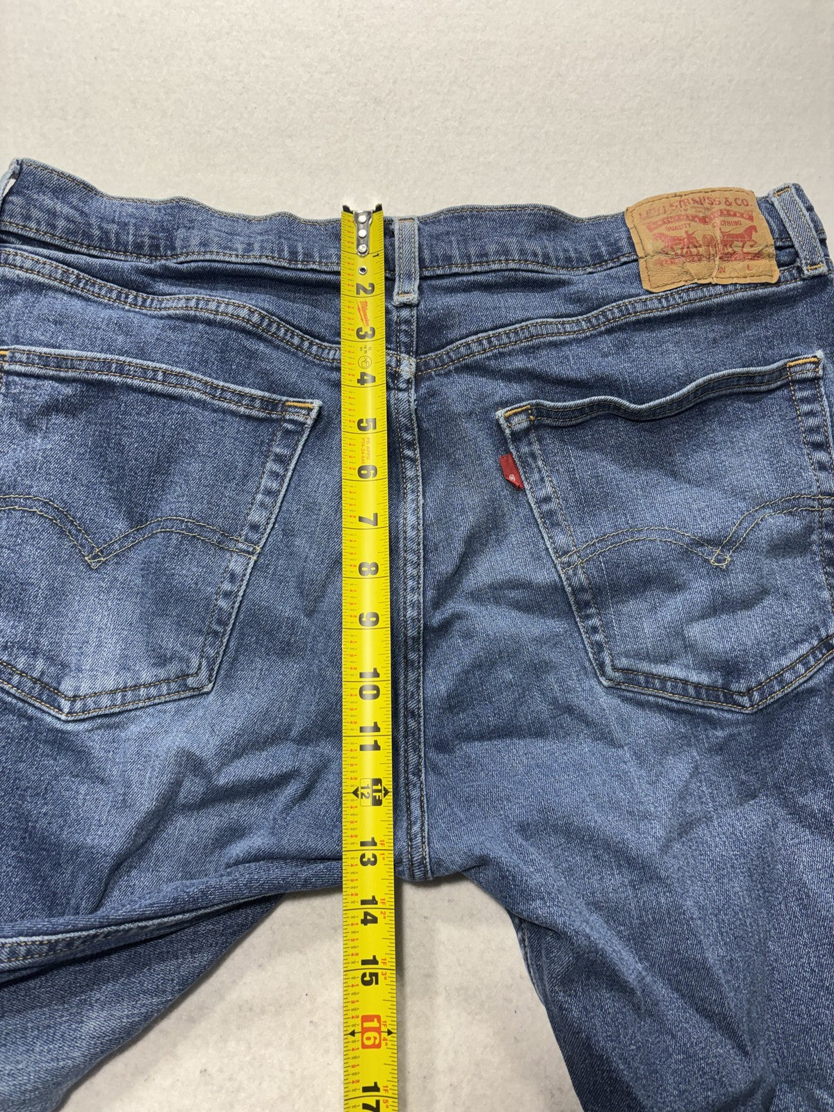 Levi's 501 Jeans Mens 29x29 Blue Medium Wash Button Fly Regular Straight Denim