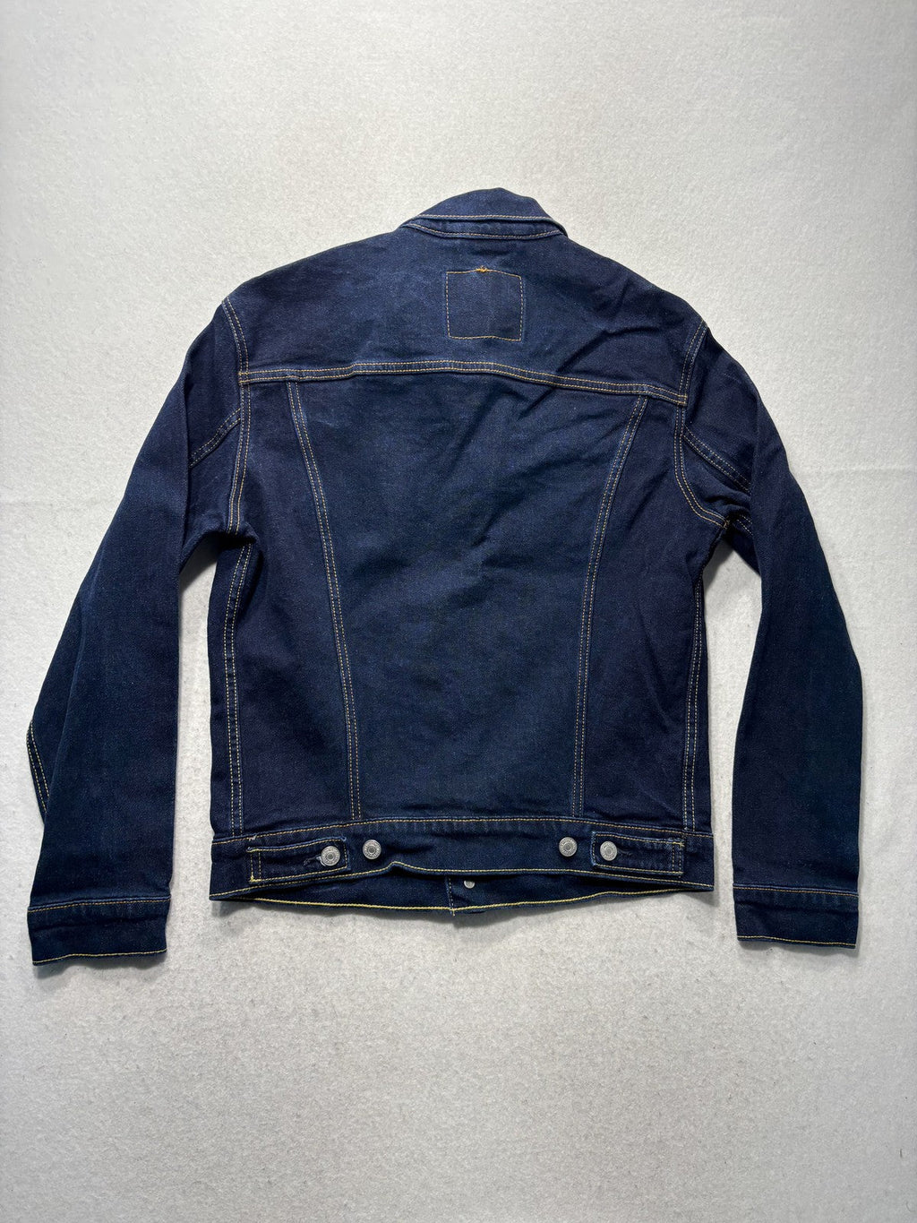 Levi's Jacket Mens Small Blue Denim Button Front Trucker Jean Unlined Casual