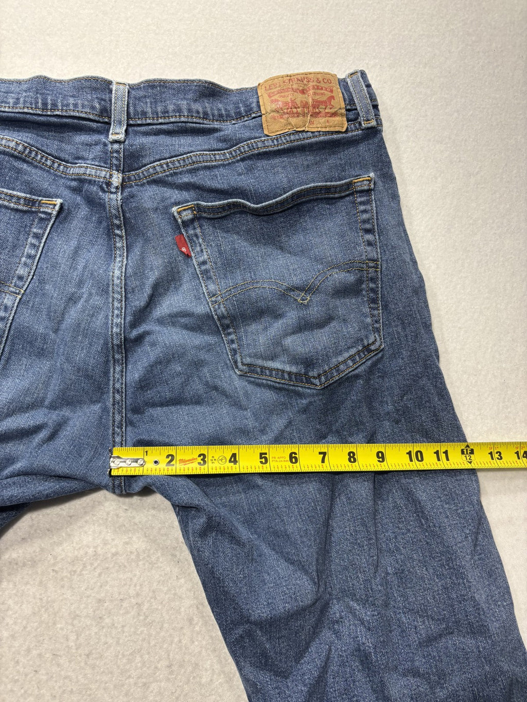 Levi's 501 Jeans Mens 29x29 Blue Medium Wash Button Fly Regular Straight Denim