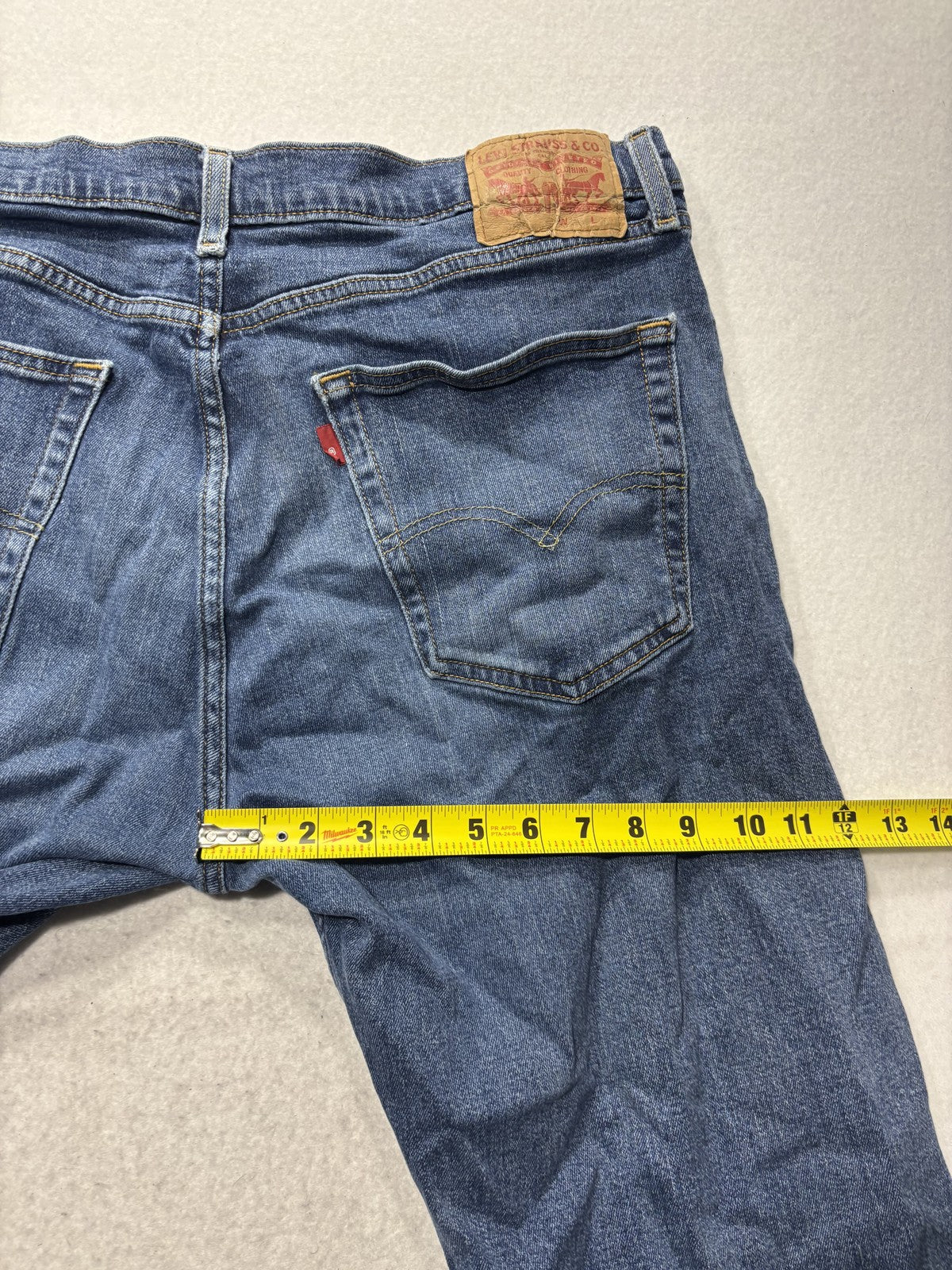 Levi's 501 Jeans Mens 29x29 Blue Medium Wash Button Fly Regular Straight Denim