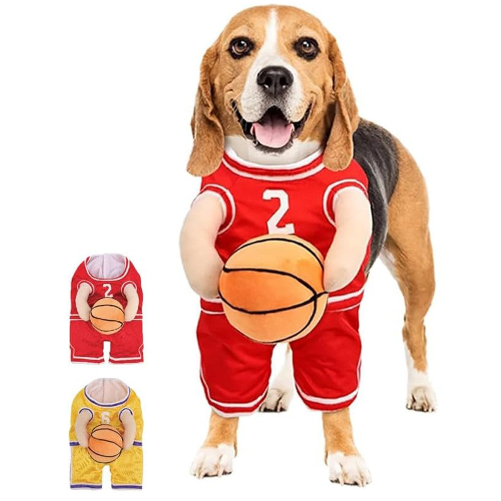 Dog Basketball Costume – Cute Sports Jersey Outfit for Dogs & Puppies