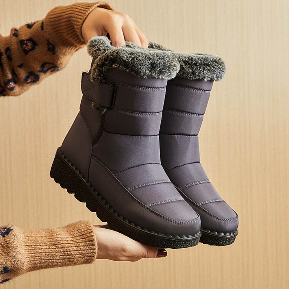 Anti-Slip Warm Women's Faux Fur Long Plush Ankle Women Boot
