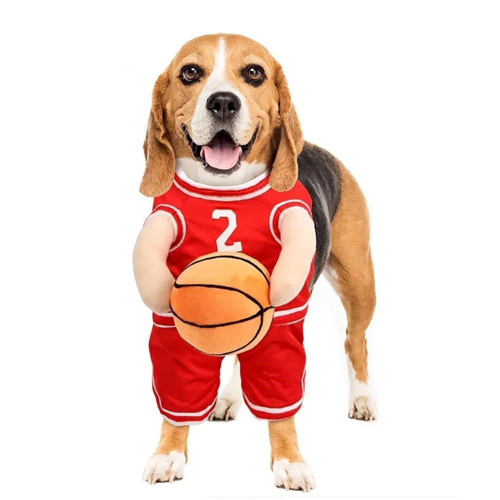 Dog Basketball Outfit – Cute Sports Jersey Costume for Dogs