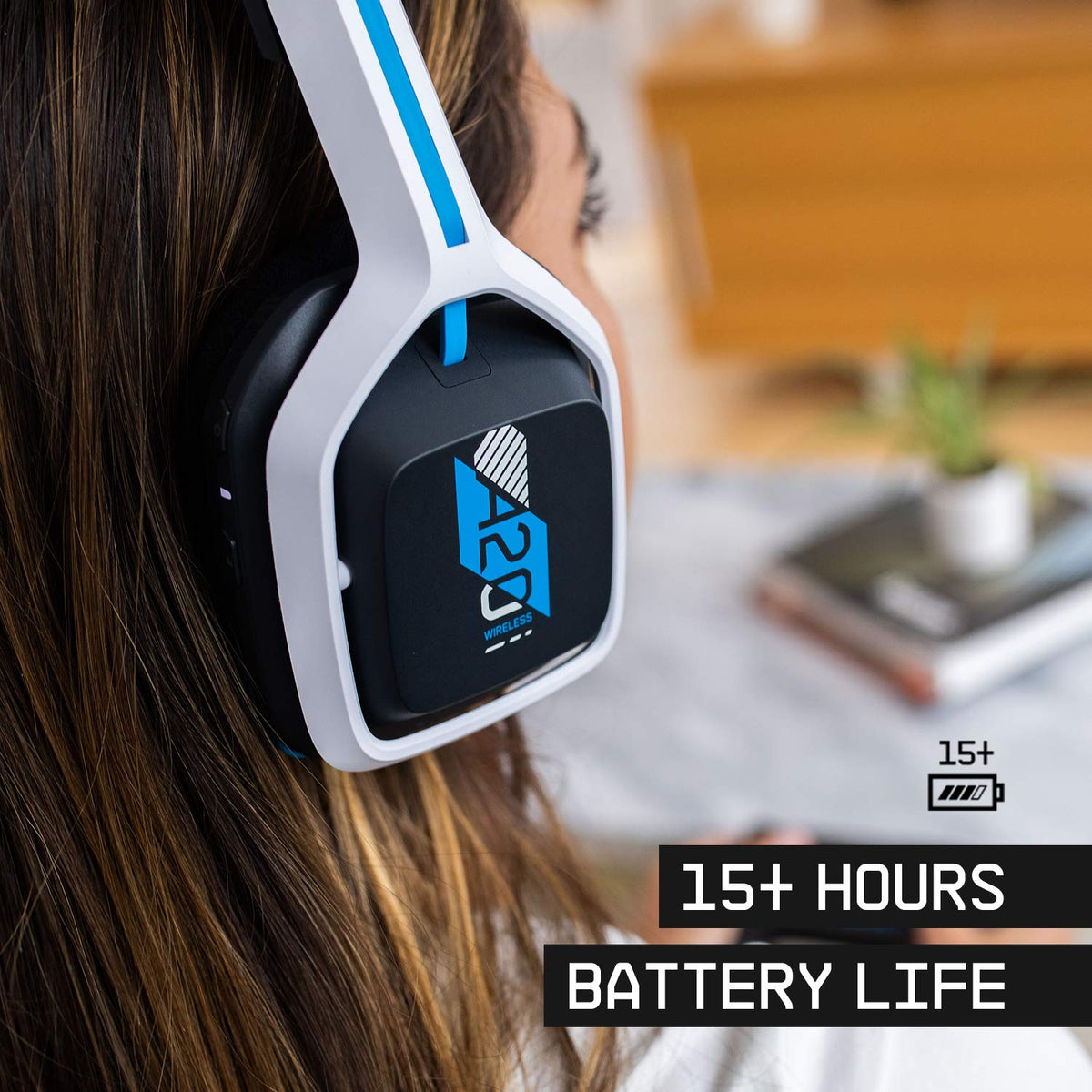 ASTRO A20 Gen 2 Wireless Gaming Headset – White/Blue