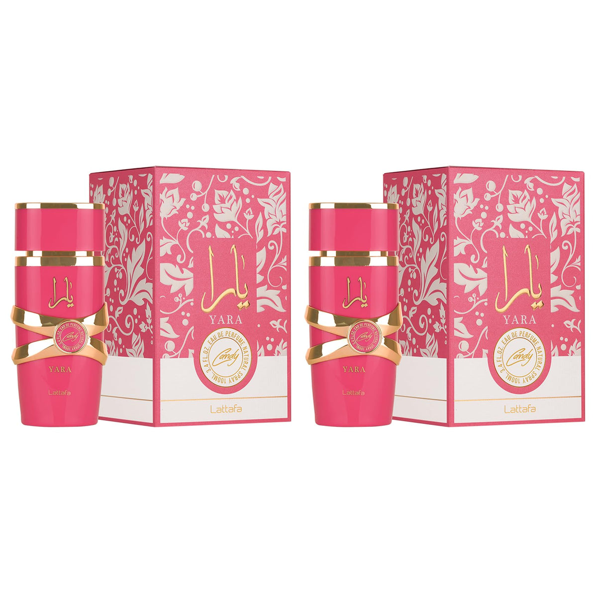 Lattafa Yara Candy - Vanilla, Fruity, Citrus, Floral - Eau de Parfum Long-Lasting Fragrance for Women, 3.40 Ounce / 100 ml