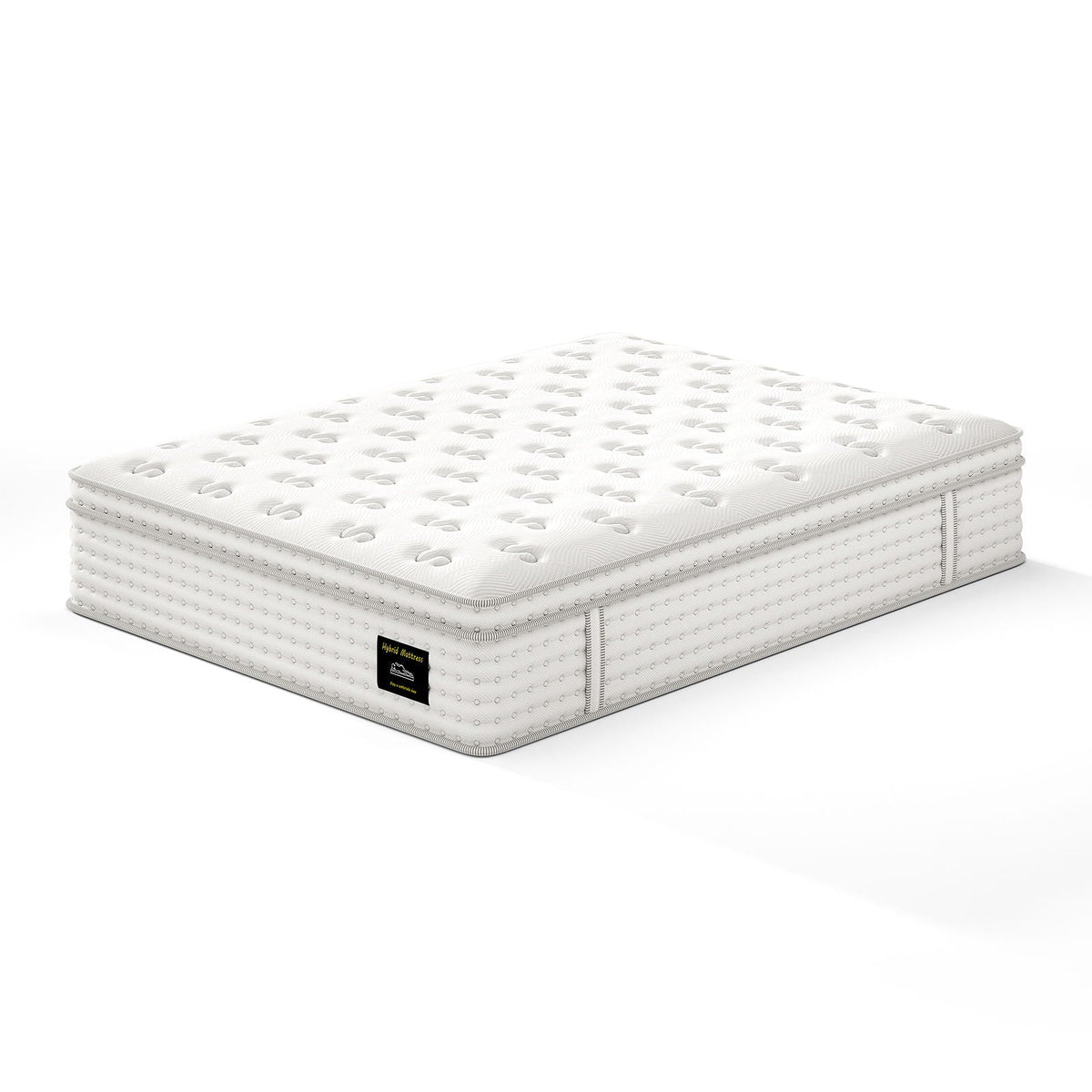 14" Hybrid Mattress with Memory Foam & Pocket Springs - White