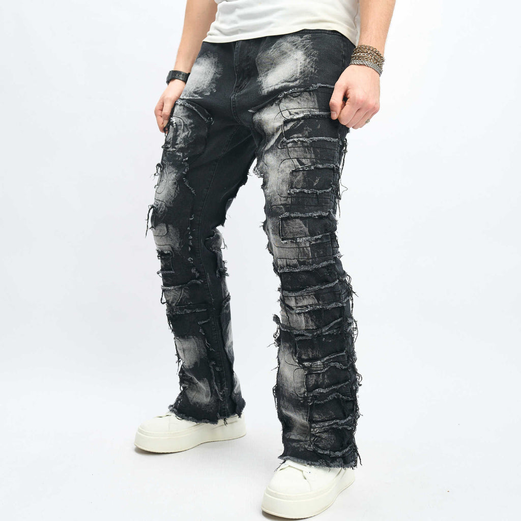 Men's New Fashionable Slim-Fit Swing Pants Trousers Men's Hip-Hop High Street Men's Jeans