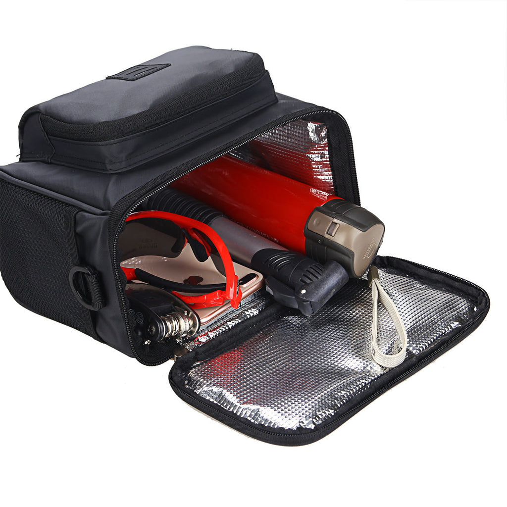 Folding Bicycle Head Bag On Behalf Of Driving Electric Vehicle Bag Hanging Bag Mountain Bike Front Handlebar Bag Faucet Bag Equipment