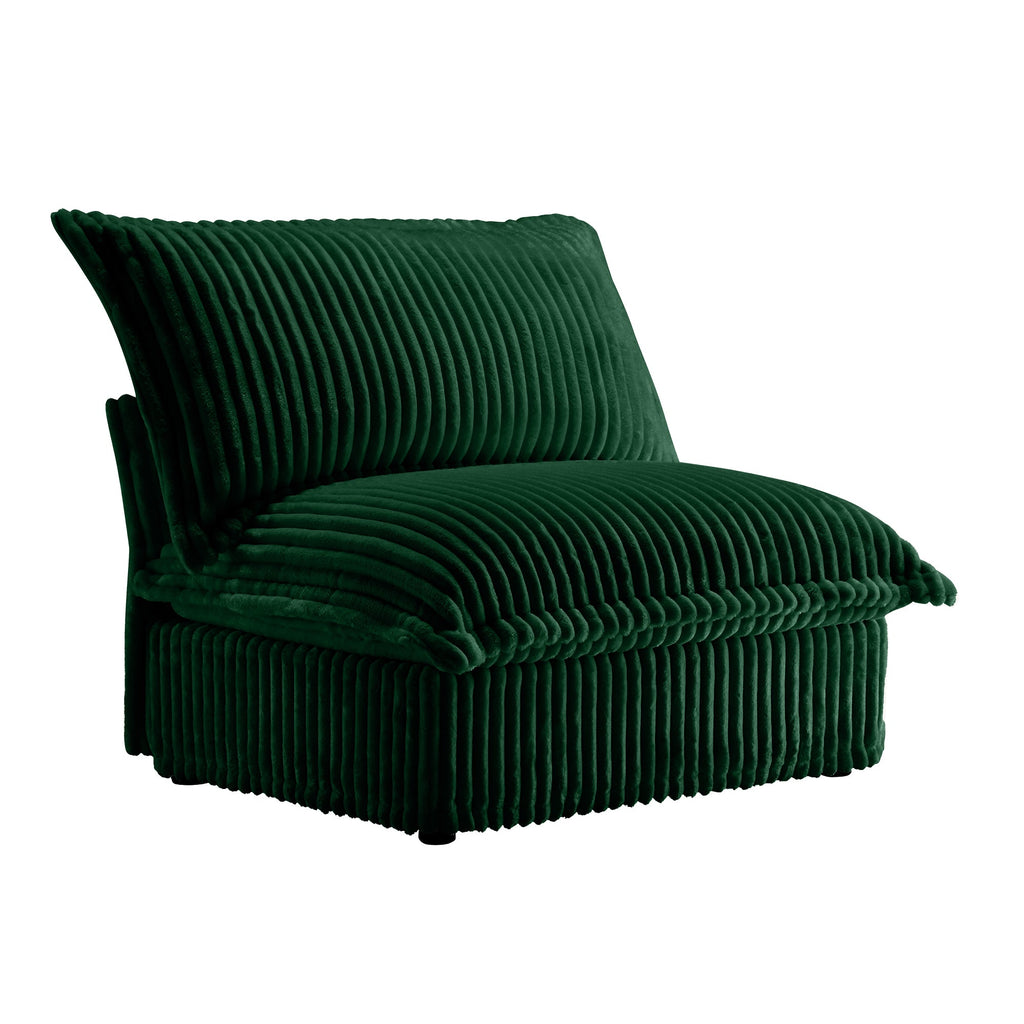 Armless Sofa - Green