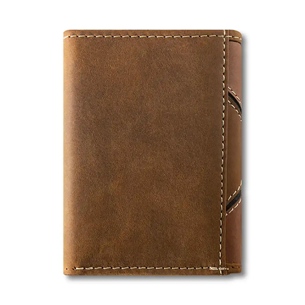 Ariat Patchwork Embossed - Men's Trifold Wallet
