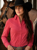 Coral Women's Western Riding Shirt |  Cool Ride™ Performance Collection